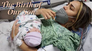 The Birth Of Our Son *Raw & Emotional* Labor & Delivery Pt 2 | JuJu & Des