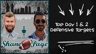 Top Day 1 & Day 2 Defensive Targets for the Eagles in the 2024 NFL Draft I On the Shane Page #26