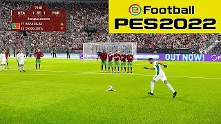 ALGÉRIE - PORTUGAL | PES 2022 PS5 MOD Legend Difficulty HDR Next Gen