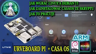 CasaOS na Urveboard Pi czyli ARMem go! Linux Debian 11 ARM plus CasaOS ze skryptu na Rockchip RK3566