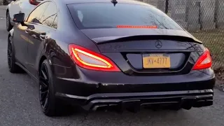 Mercedes Cls550 Stage 2 Straight pipe - Brutal Exhaust sound