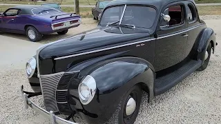 1940 Ford Buisness Coupe at Old Car Revival