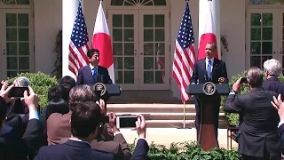 The President and Prime Minister of Japan Hold a Joint Press Conference