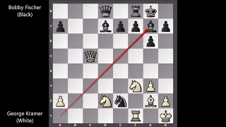 Bobby Fischer vs George Kramer - New York (1957) #16