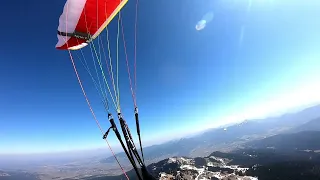 Gleitschirmfliegen am Brauneck - die ersten "Hüpfer" in Richtung Benediktenwand