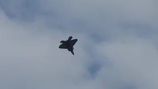 F-22 Raptor Flight Demonstration at 2018 Wings Over North Georgia