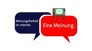 Meinungsfreiheit im Internet. Eine Meinung.