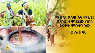 ውሎ አዳር፡-  ማሽላ፣ ቦለቄ እና ሞሪንጋ በአንድ ተዋህደው በበኔ እናቶች ምሳችን ነው