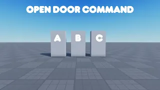 Roblox Tutorial - Make your own door commands