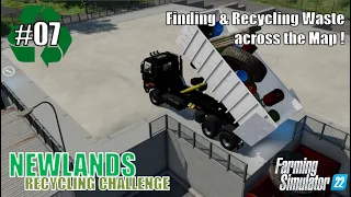 Finding & Recycling Waste across the Map | #07 NEWLANDS - RECYCLING CHALLENGE | FS22 | PS5/HD