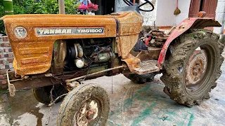 Restoration old YANMAR YMG1800 plow | Restore and repair old rusty yanmar YMG1800 tractors