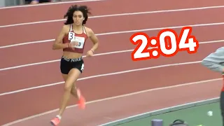 HS Junior Sophia Gorriaran Obliterates Collegiate 800m In 2:04