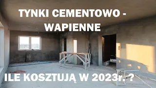 Ile kosztują tynki cementowo wapienne w 2023 roku?|Tynki tradycyjne| Budowa domu w 2023 roku