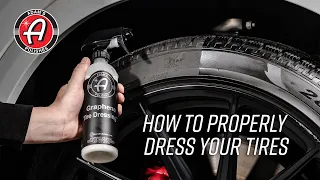 How To Properly Dress Your Tires | Adam's Tire Shine and Graphene Tire Dressing™