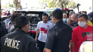 Manny Pacquiao doesn’t leave until makes every fan happy; police and newborns everyone loves Manny