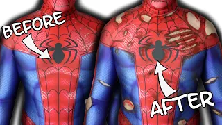 Make Your Own Spider-Man Into The Spiderverse Suit | Easy DIY Peter B Parker Costume