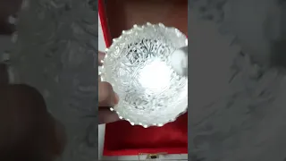 unboxing gift German Silver bowl and spoon