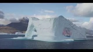 Awesome iceberg collapse during Joshua Holko Polar Photography Experience Filming