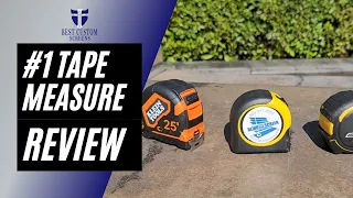 #1 Best Tape Measure Comparison - 25 Foot review. Which one is my new favorite?