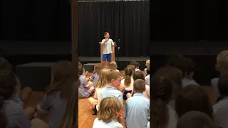 INSANE 12 YEAR OLD RAPS HIS SCHOOL CAPTAIN SPEACH!!!