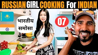 Russian Girl Cooking  INDIAN FOOD 🥰 | Kazakhstan Vlog 07