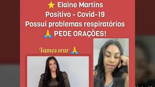 Cantora Gospel Elaine Martins ⭐ Testa positivo( Crítico) 🙏 Vamos orar  ❤️ Nosso dia com Deus😀