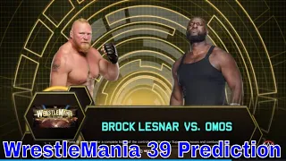 Brock Lesnar vs. Omos WrestleMania 39 Predictions WWE 2K23