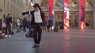 One awesome Michael Jackson impersonator street performance