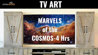 Marvels of the Cosmos | Turn Your TV Into Art | 100 HD Images of Space | 4 Hours | No Sound