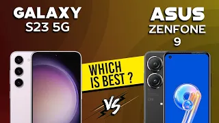 Samsung Galaxy S23 5G VS Asus Zenfone 9- Full Comparison ⚡Which one is Best