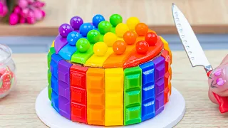 Rainbow Cake Using KITKAT - OREO 🌈🌈1000+ Miniature Rainbow Cake Recipe🌞Best Of Rainbow Cake Ideas