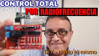 ✅ CONTROL TOTAL por RADIOFRECUENCIA - Construye tu TRANSMISOR y RECEPTOR RF HAZLO TU MISMO!