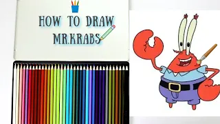 How To Draw Mr Krabs /Easy Tutorial (SpongeBob SquarePants)