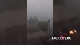 Ветер во время урагана в Нижнем Тагиле