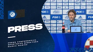 PRESS KONFERENCIJA | Sportski direktor Marko Marić o sportskoj politici kluba