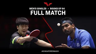 FULL MATCH | QUEK Izaac vs Sharath Kamal ACHANTA | MS R64 | #SingaporeSmash 2023