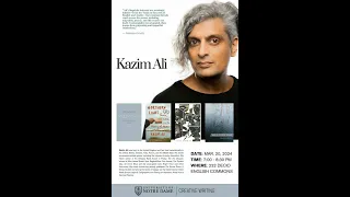 Creative Writing Reading Series ft. Kazim Ali