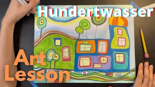 Hundertwasser Art Lesson | For kids, teachers and parents