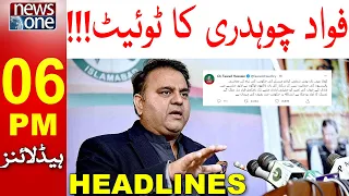 6 PM Headlines | Fawad Chaudhary Tweet | PTI vs Opposition | 14-Aug-2022 | NewsOne