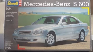 Unboxing Mercedes S600 1/24 Revell