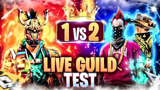 garena freefire live guild test | guild test live | ff live guild testing