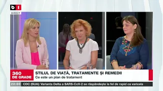 360 DE GRADE CU ALINA BADIC. STILUL DE VIATA, TRATATMENTE SI REMEDII. 31 IULIE 2021. P2/3