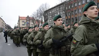 Paradas Klaipėdoje Lietuvos kariuomenės atkūrimo šimtmečiui