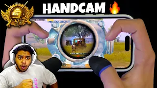 4 FINGER Claw + GYRO IPHONE 15 PRO MAX HANDCAM vs 2 Finger Controls  |BEST Moments in PUBG Mobile