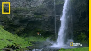 Keegan-Michael Key Descends a Waterfall  | Running Wild with Bear Grylls