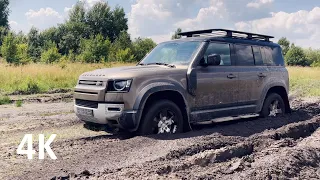 Defender with bad tires stuck in the mud!? Or maybe not!? // Watch till the end!!!
