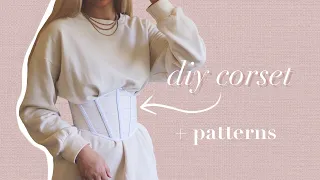 DIY CORSET TUTORIAL + PATTERNS AVAILABLE // How to Sew Your Own Sheer Corset (Detailed Explanation)