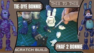 I Made TIE-DYE BONNIE In To WITHERED BONNIE DIY [ Five Night At Freddy's ] - scratch build -