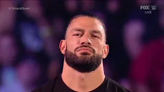 Roman Reigns Family Celebration WWE Smackdown 8-27-21