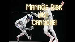 Cannone Vs Kano!  Epee bout review, Berne 2021, Managing risk in a bout!